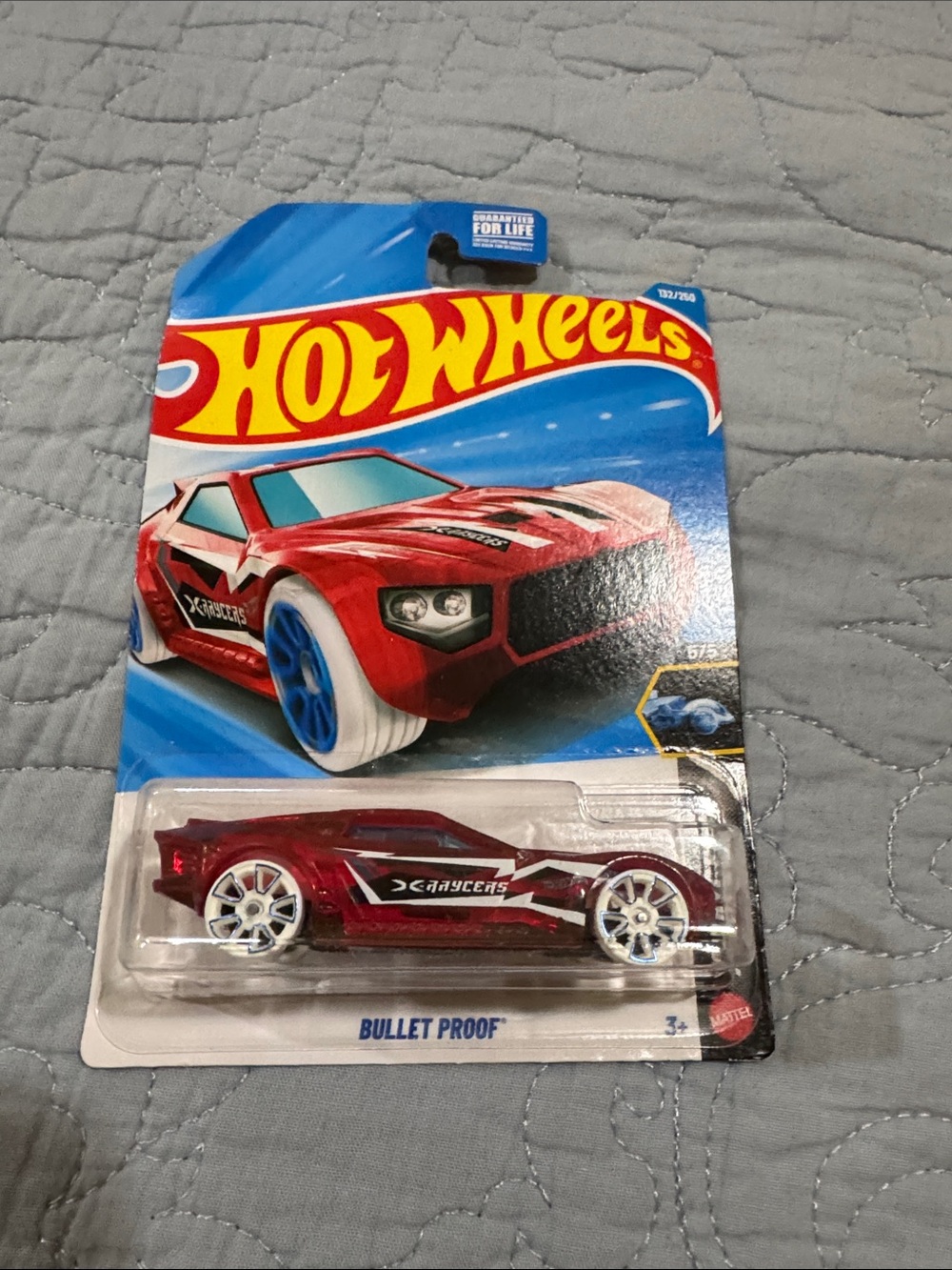 Hot Wheels Bullet Proof Red Die-Cast Toy Car